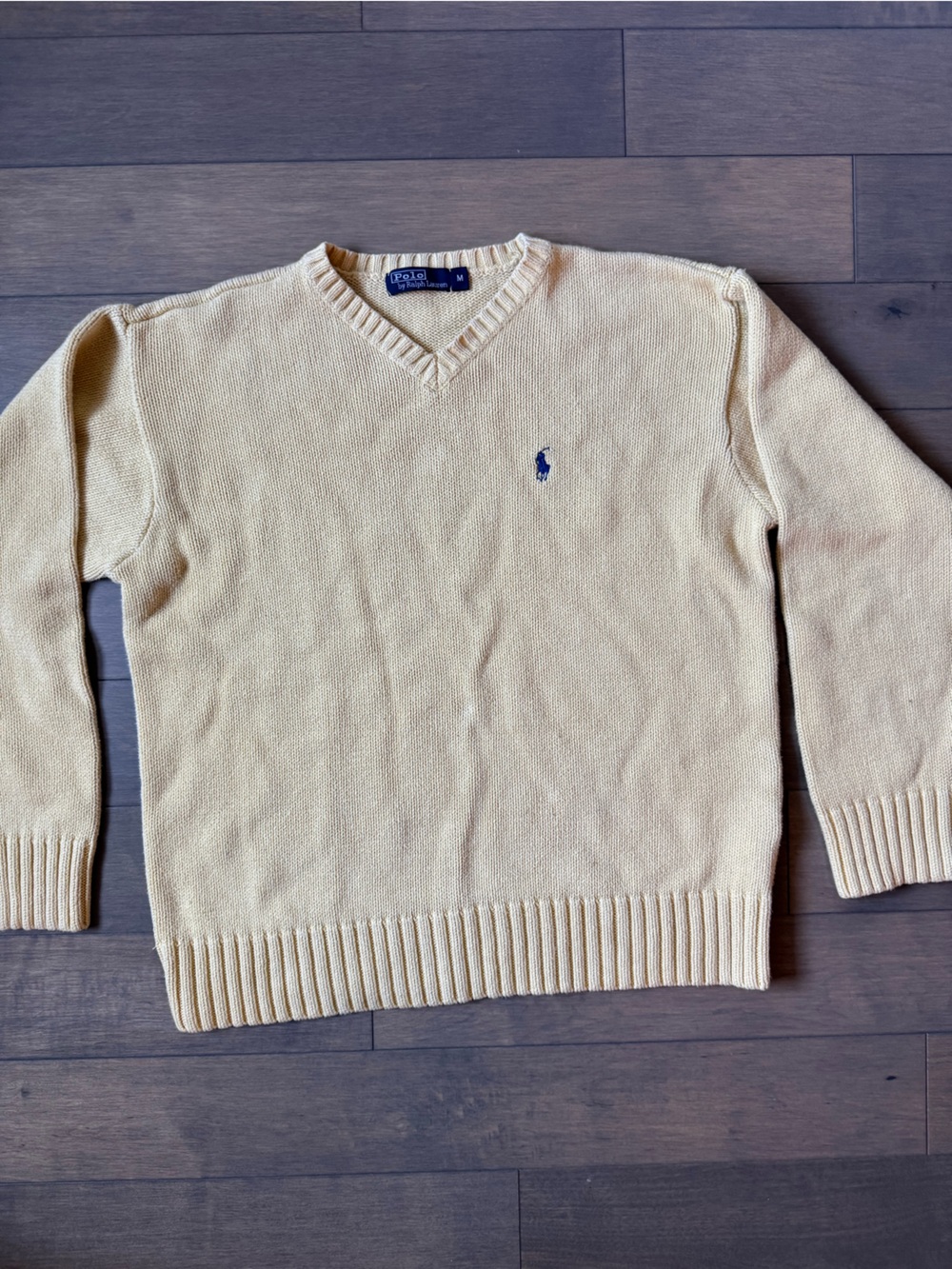 Polo by Ralph Lauren Women’s Yellow Crewneck Sweater
